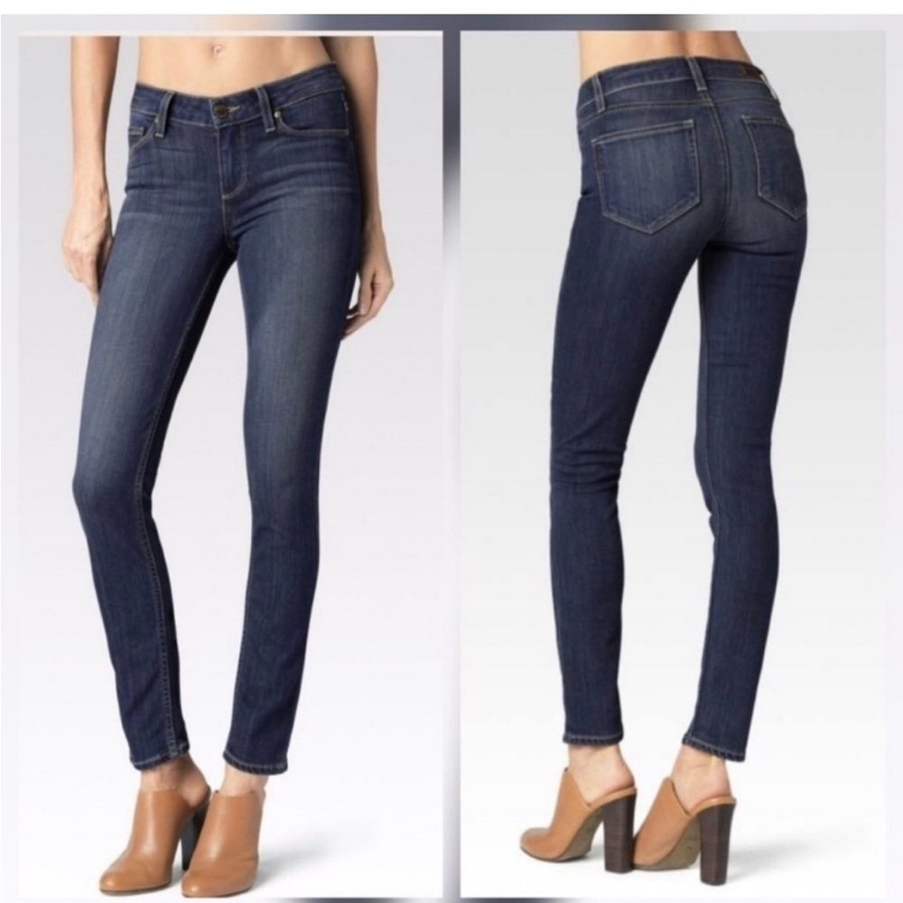 Paige Womens Skyline Jeans Size 27 Low Rise Minimalist Basic Capsule Preppy